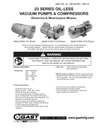 0523 Series Oilless Vacuum Pumps and Compressors Operation & Maintenance Manual